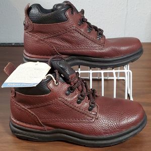 NEW NWT Deadstock 1995 Rockport Men's ProWalker Brown Boots Men 6 Ladies 8 MWT51